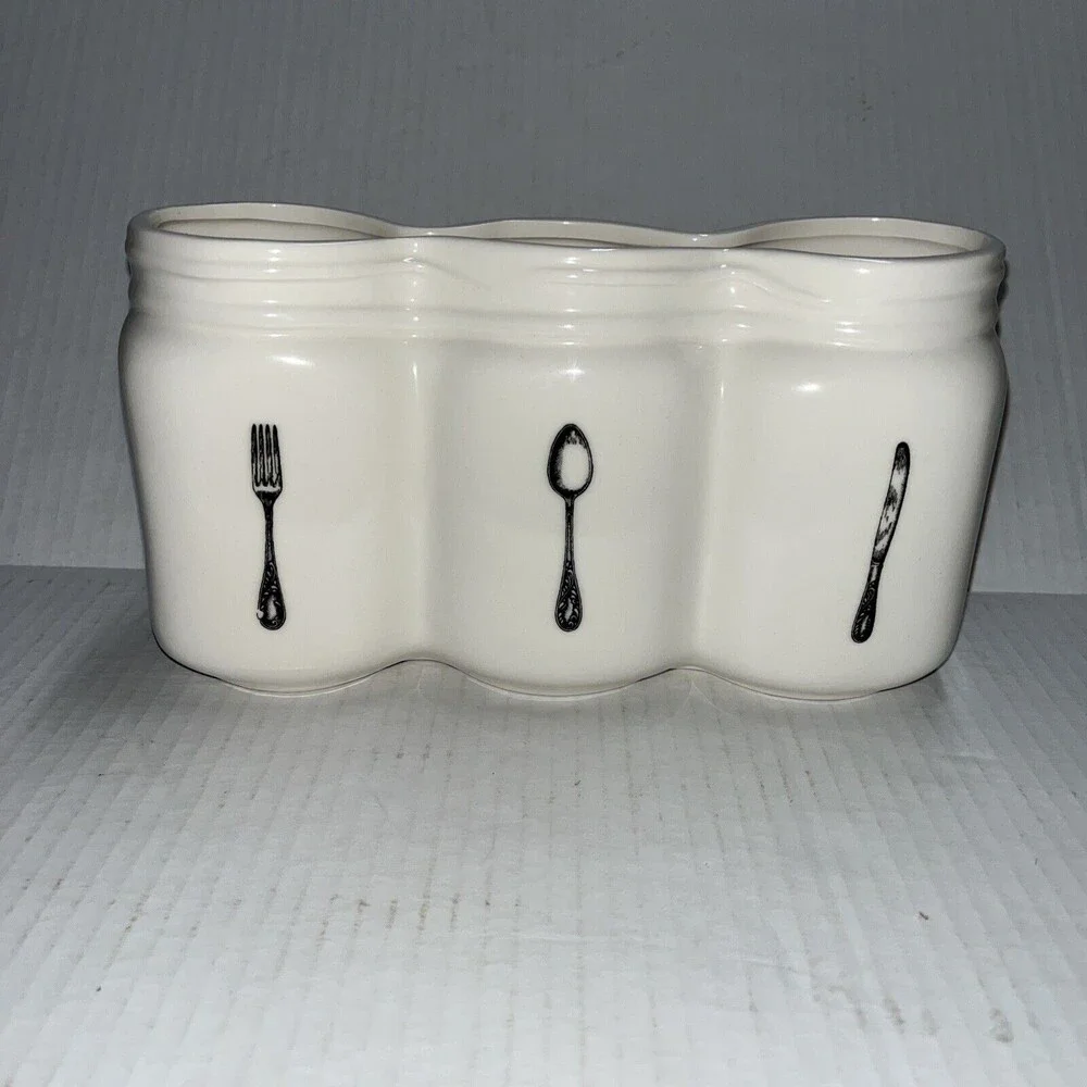 Kitchen Cutlery Utensil Holder Caddy Flatware Spoon Organizer Storage